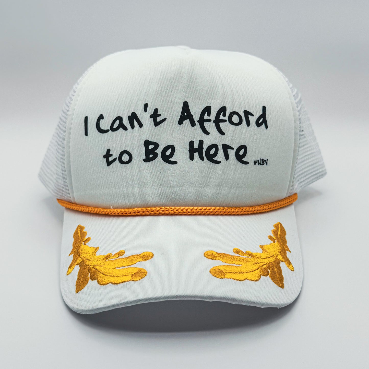 Can’t Afford to Be Here Captain’s Hat | Shipwrecked With Style