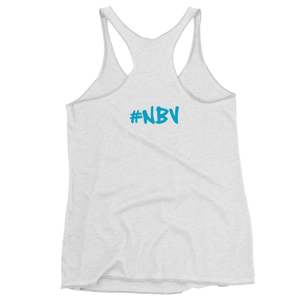 NBV Retro Beach Ladies Racerback Tank