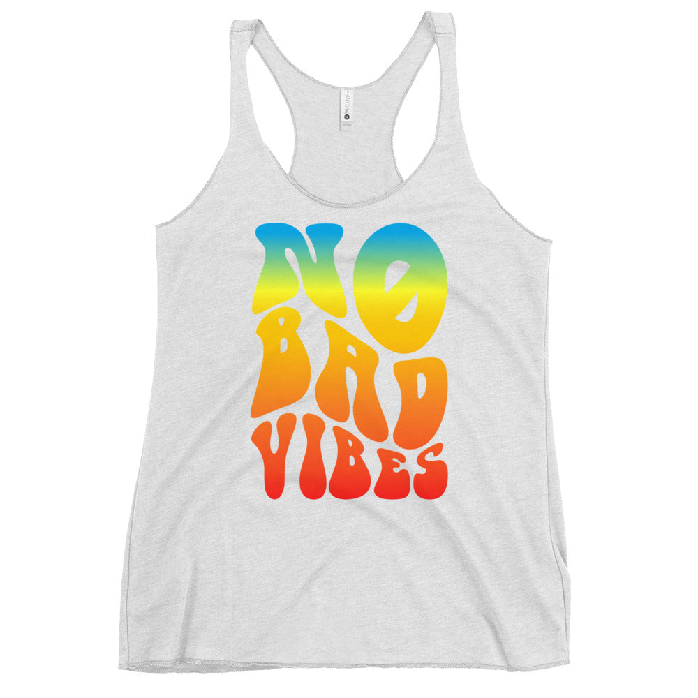 NBV Retro Rainbow Ladies Racerback Tank