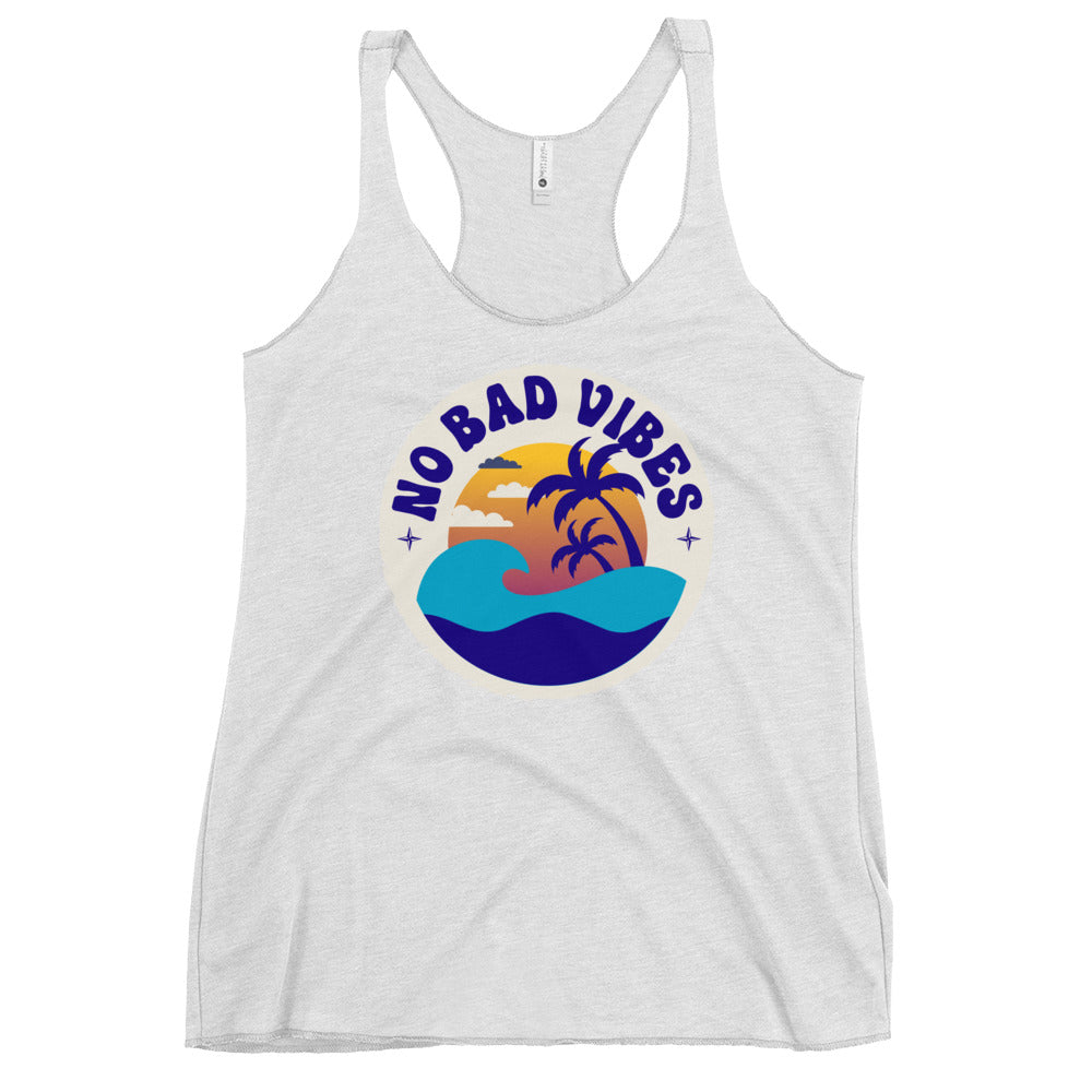 NBV Retro Beach Ladies Racerback Tank