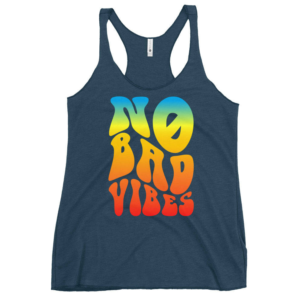 NBV Retro Rainbow Ladies Racerback Tank