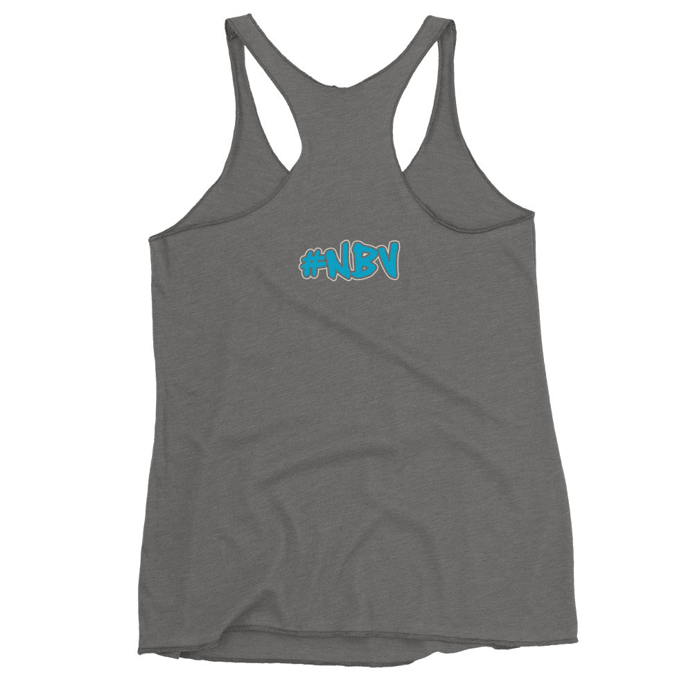 NBV Retro Beach Ladies Racerback Tank