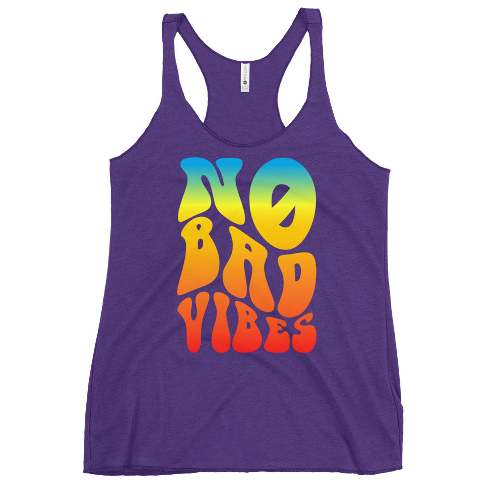 NBV Retro Rainbow Ladies Racerback Tank