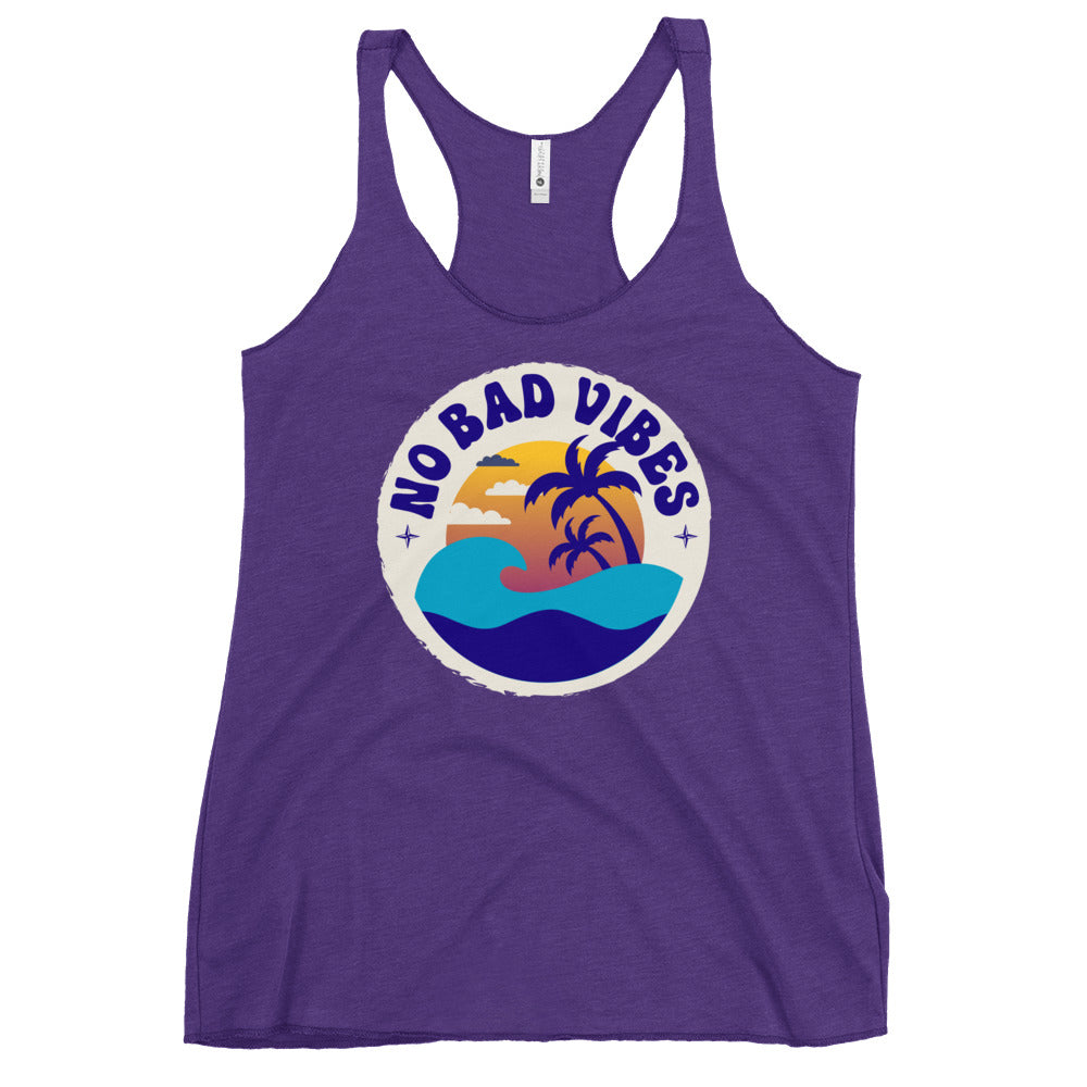 NBV Retro Beach Ladies Racerback Tank