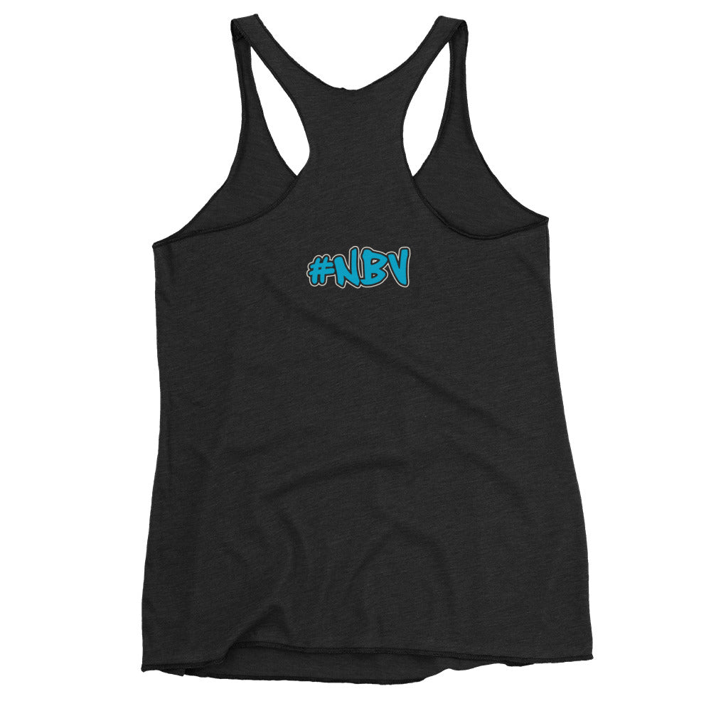 NBV Retro Beach Ladies Racerback Tank