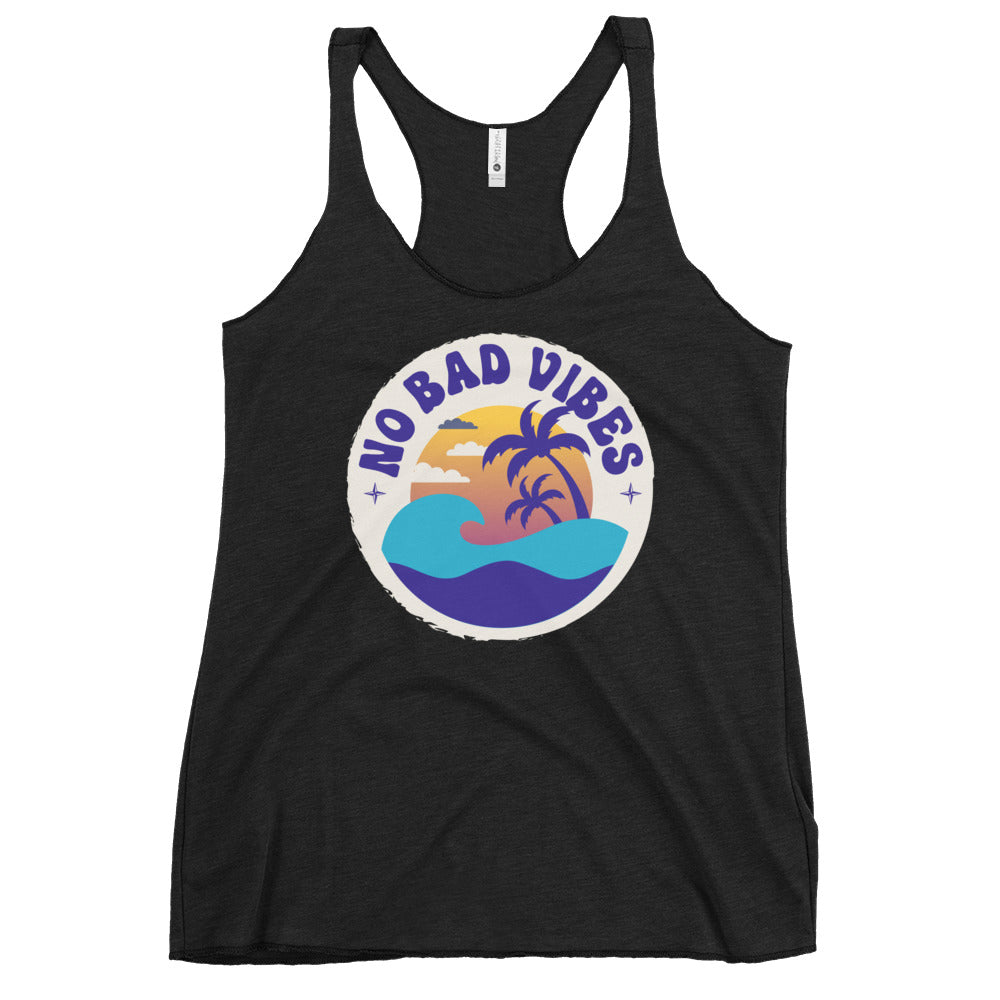 NBV Retro Beach Ladies Racerback Tank