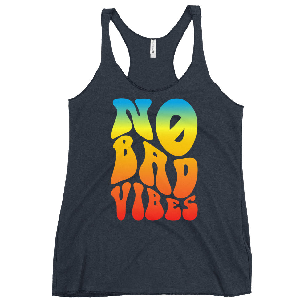 NBV Retro Rainbow Ladies Racerback Tank