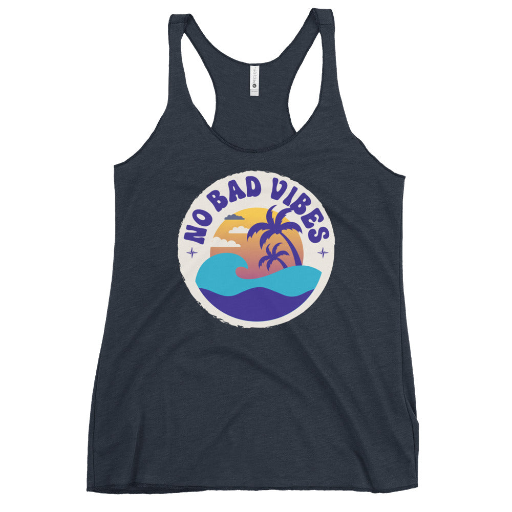 NBV Retro Beach Ladies Racerback Tank