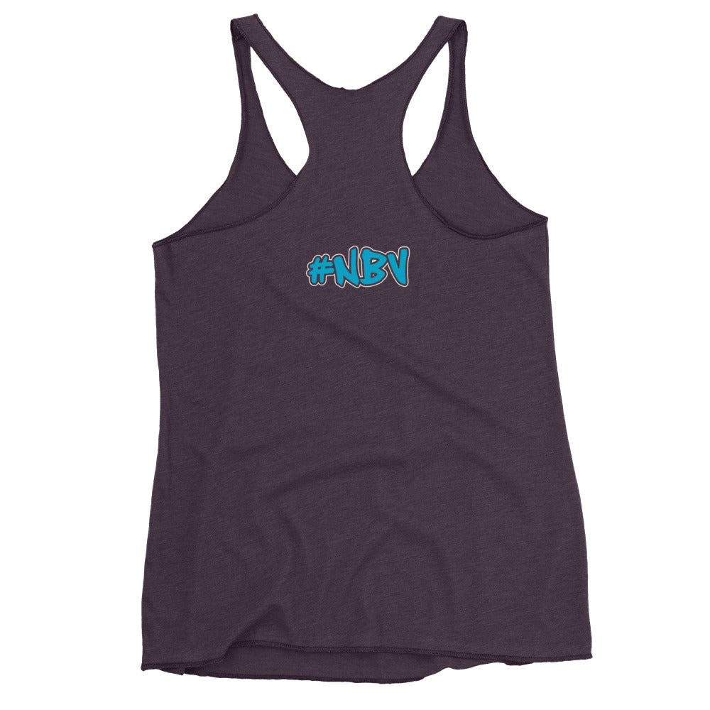 NBV Retro Beach Ladies Racerback Tank