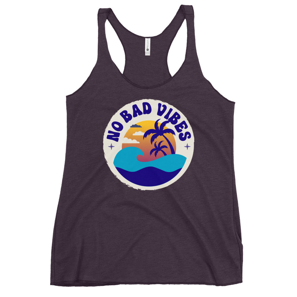 NBV Retro Beach Ladies Racerback Tank