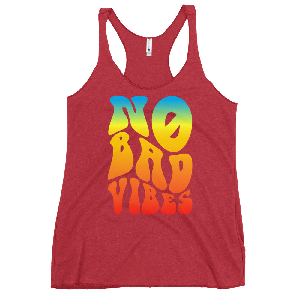 NBV Retro Rainbow Ladies Racerback Tank