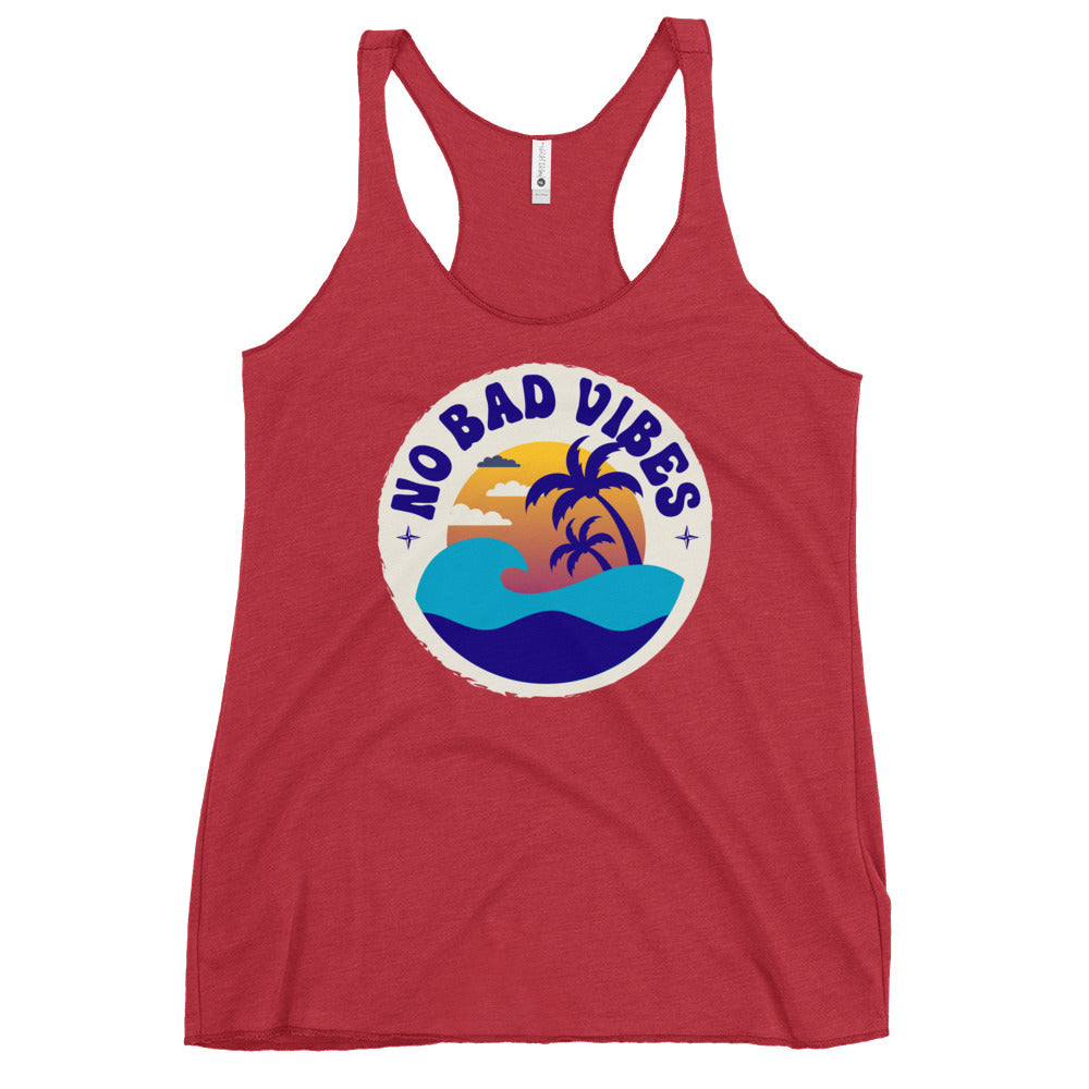 NBV Retro Beach Ladies Racerback Tank