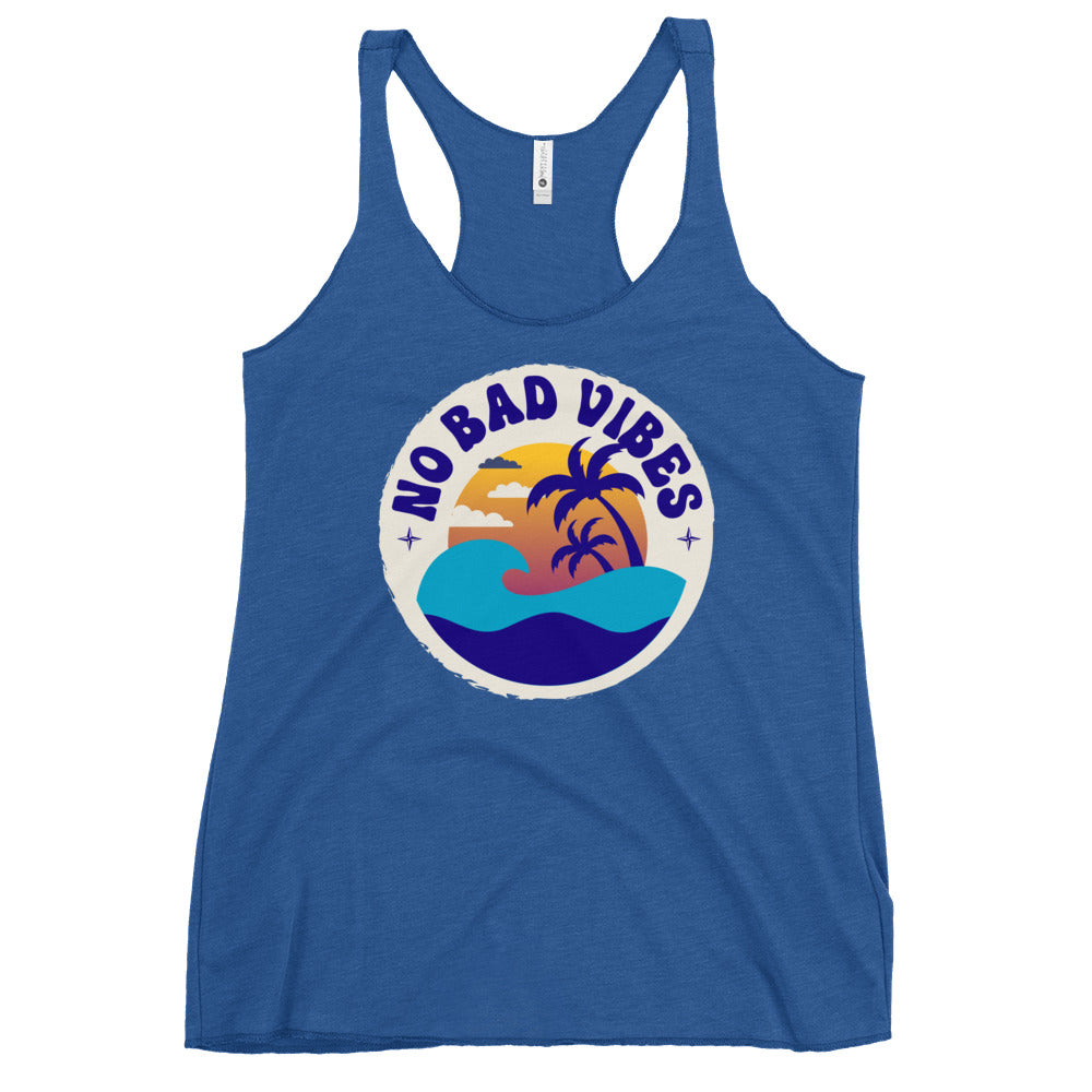 NBV Retro Beach Ladies Racerback Tank