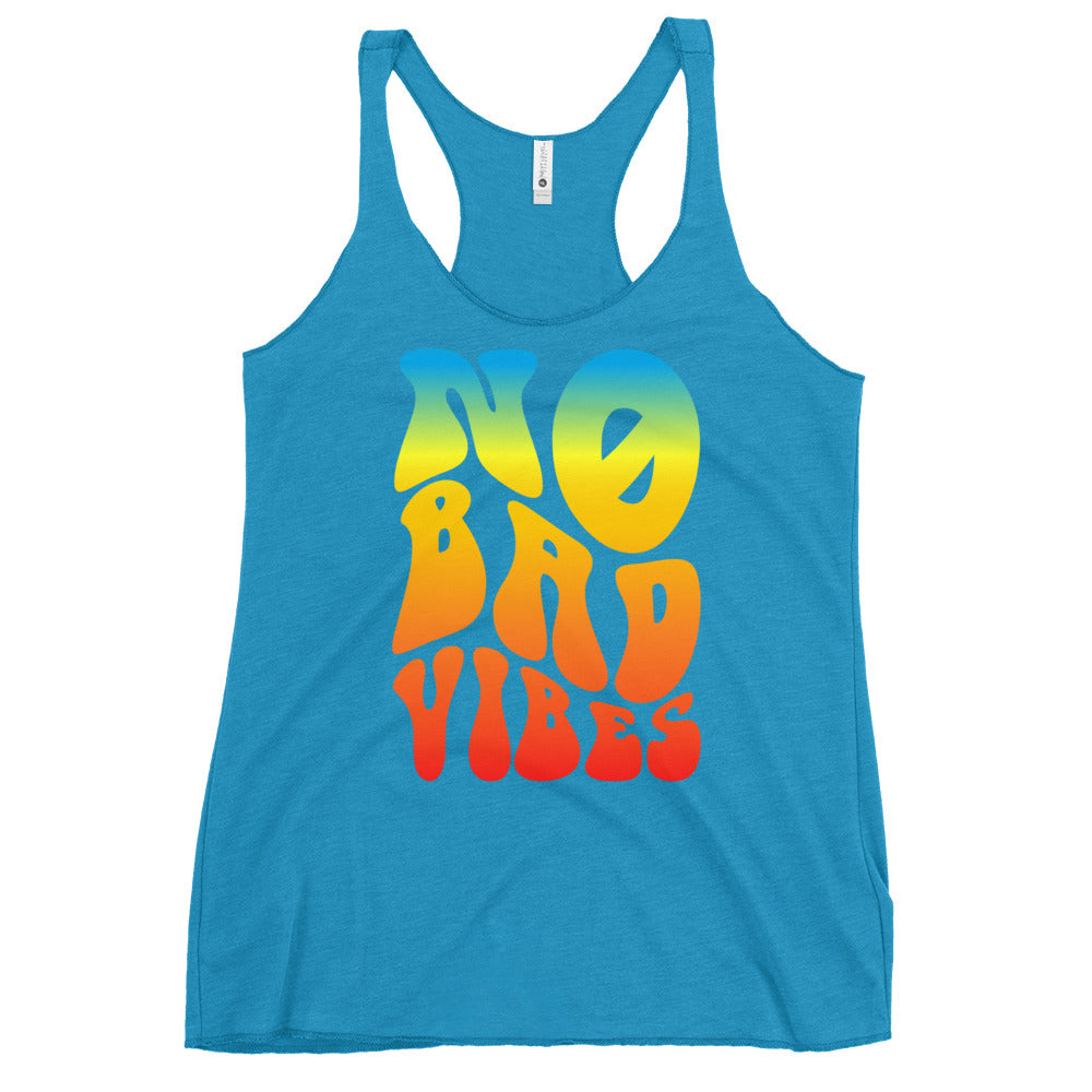NBV Retro Rainbow Ladies Racerback Tank