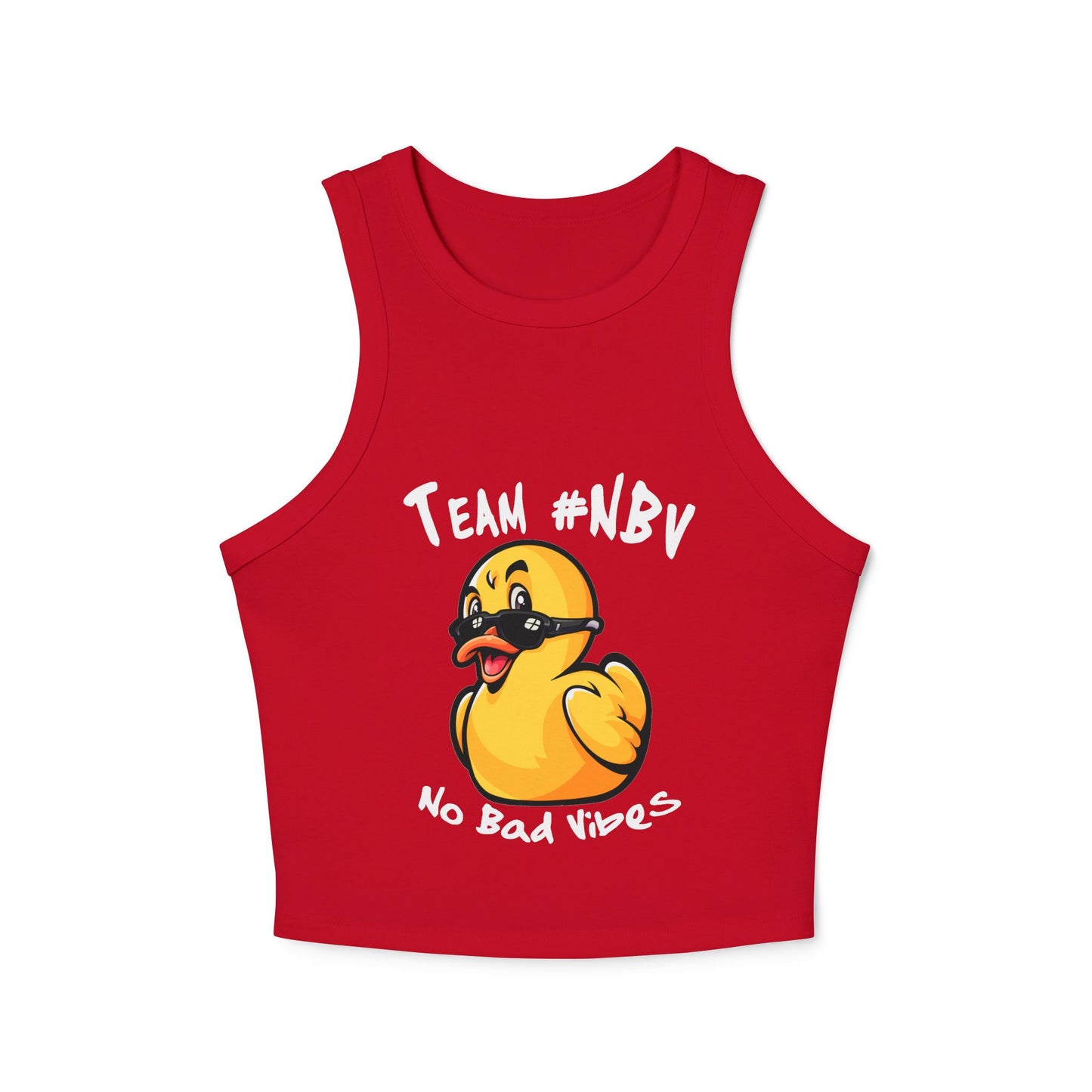 Team #NBV Women’s Micro Rib Racer Tank – Champions of Hope 5K, 10K & Molly’s Mile - No Bad Vibes Edition
