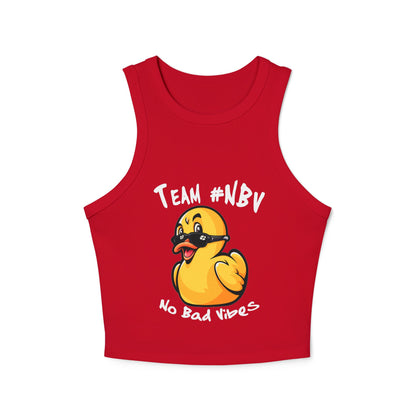 Team #NBV Women’s Micro Rib Racer Tank – Champions of Hope 5K, 10K & Molly’s Mile - No Bad Vibes Edition