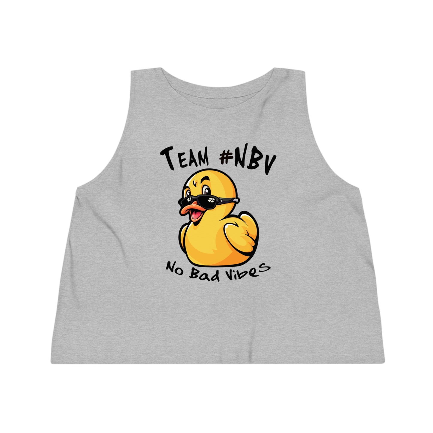 Team #NBV Women’s Cropped Tank – Champions of Hope 5K, 10K & Molly’s Mile - No Bad Vibes Edition