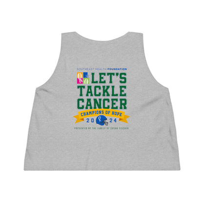 Team #NBV Women’s Cropped Tank – Champions of Hope 5K, 10K & Molly’s Mile - No Bad Vibes Edition