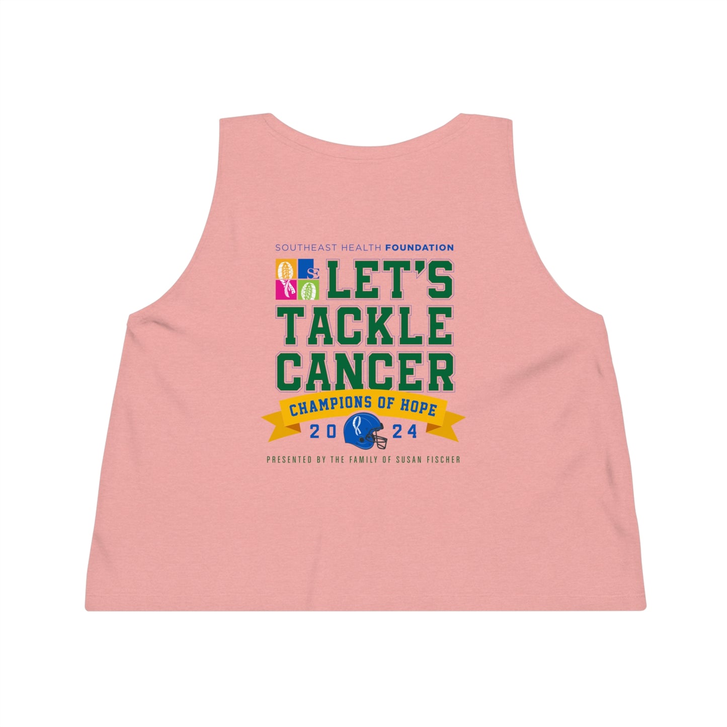 Team #NBV Women’s Cropped Tank – Champions of Hope 5K, 10K & Molly’s Mile - No Bad Vibes Edition