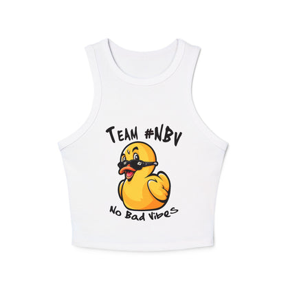 Team #NBV Women’s Micro Rib Racer Tank – Champions of Hope 5K, 10K & Molly’s Mile - No Bad Vibes Edition