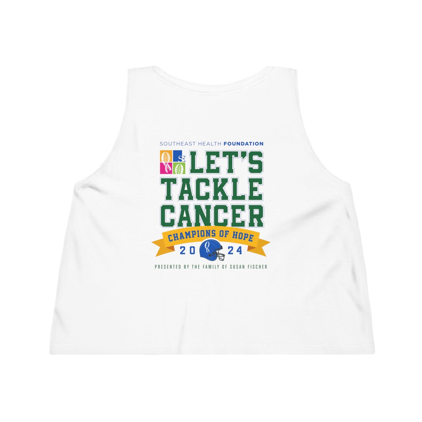 Team #NBV Women’s Cropped Tank – Champions of Hope 5K, 10K & Molly’s Mile - No Bad Vibes Edition