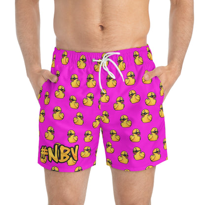 NBV Duck Vibe Festival Shorts – Pink