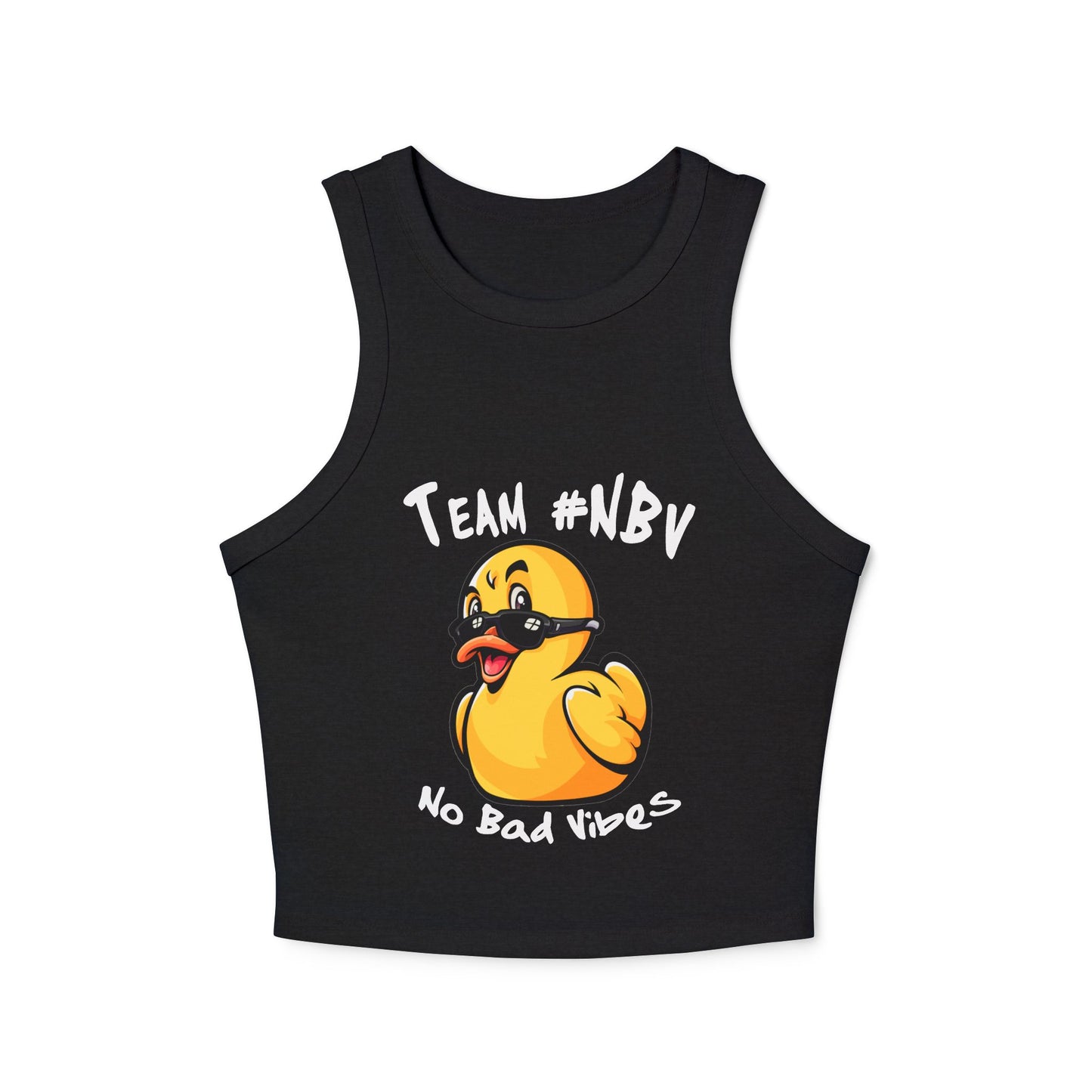 Team #NBV Women’s Micro Rib Racer Tank – Champions of Hope 5K, 10K & Molly’s Mile - No Bad Vibes Edition