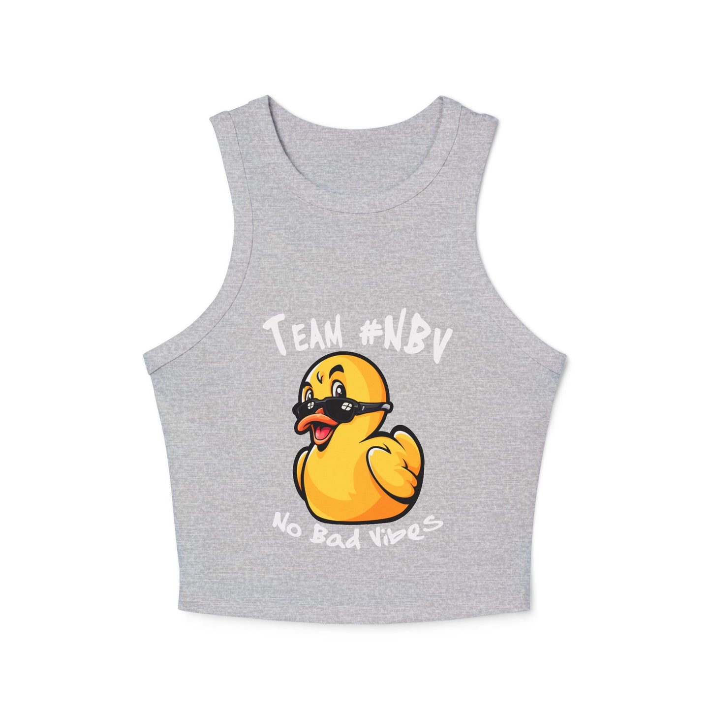 Team #NBV Women’s Micro Rib Racer Tank – Champions of Hope 5K, 10K & Molly’s Mile - No Bad Vibes Edition