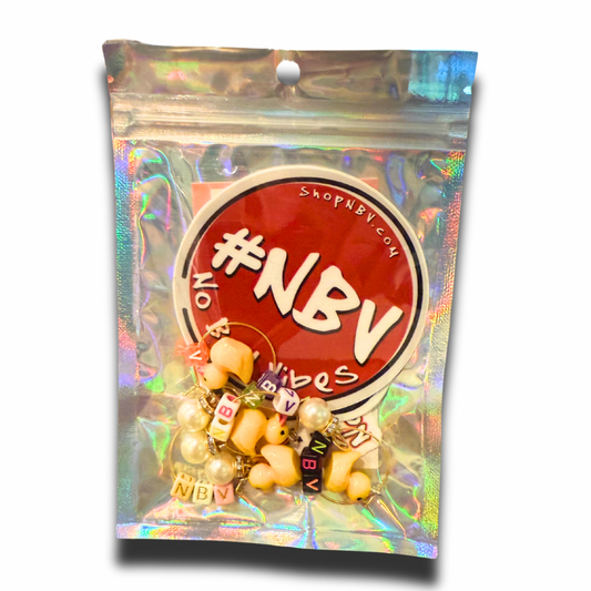 No Bad Vibes Charm & Sticker Pack