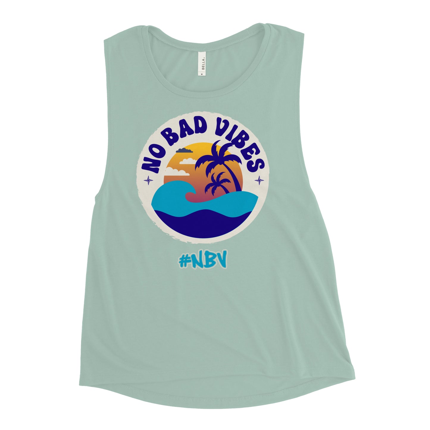 NBV Retro Beach Ladies Muscle Tank