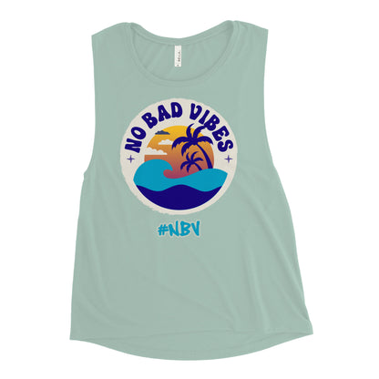 NBV Retro Beach Ladies Muscle Tank