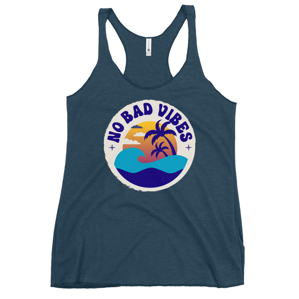 NBV Retro Beach Ladies Racerback Tank