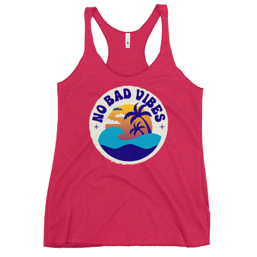 NBV Retro Beach Ladies Racerback Tank